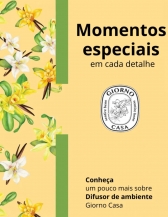 Difusor de Ambientes Giorno Casa 250ml - FLOR DE BAUNILHA