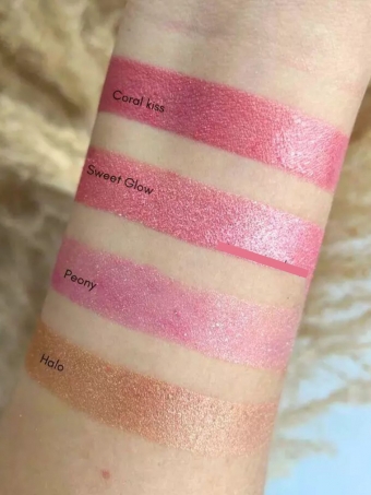 Ruby Rose Paleta Blush E Iluminador Shine Rose Gold Ruby Rose