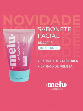 Sabonete Facial Tutti Frutti - Melu Ruby Rose