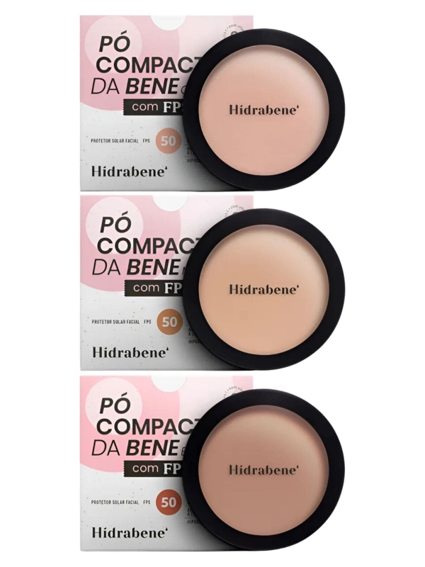 Protetor Solar Facial Pó Compacto Hidrabene Fps50 10g