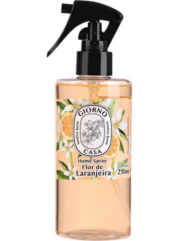Aromatizador ambiente Giorno Casa 250ml Spray Perfumado - FLOR DE LARANJEIRA