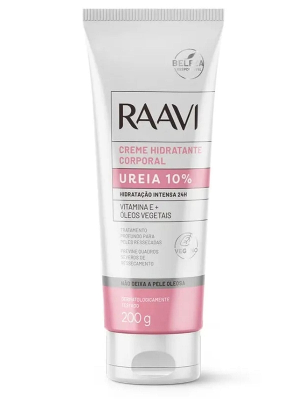 Creme Hidratante Raavi Ureia 10% Corporal 200g