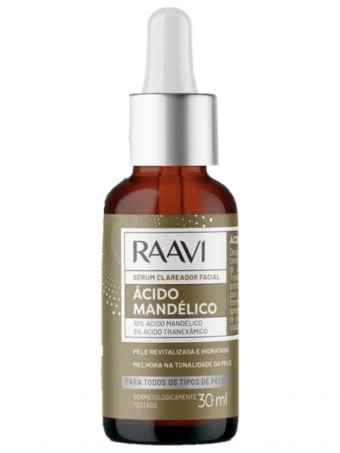 Sérum Facial Clareador Raavi Ácido Mandélico 30ml