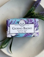 Sabonete em Barra Giorno Bagno 180g - LAVANDA E VANILLA