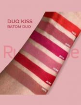 Batom Duo Kiss Ruby Rose - DK08