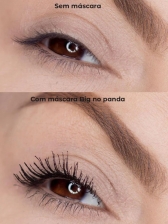 Máscara Para Cílios Big No Panda Preta Vizzela
