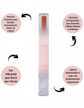 Batom Duo Kiss Ruby Rose - DK08