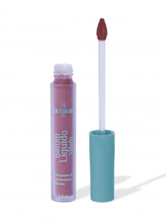 Batom Liquido Veludo Pink Velvet Catharine Hill