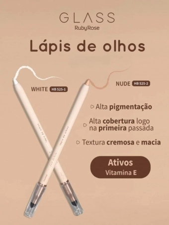 Lápis de Olhos Glass Ruby Rose