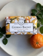 Sabonete em Barra Giorno Bagno 180g - FLOR DE LARANJEIRA E VETIVER