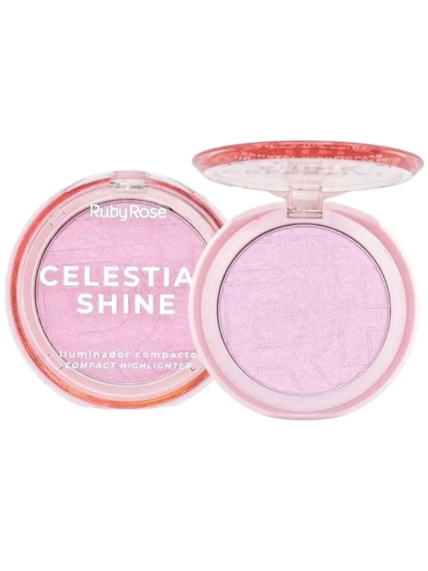 Iluminador Compacto Celestial Shine Ruby Rose - RADIANT AURA