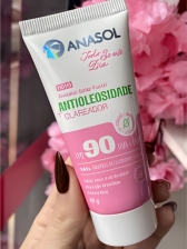 Anasol Todo Santo Dia Protetor Solar Facial Antioleosidade Sensitive FPS 90